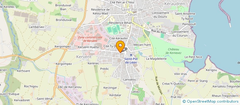 localisation de l'entreprise MONSIEUR ALAIN SURGET à SAINT-POL-DE-LEON