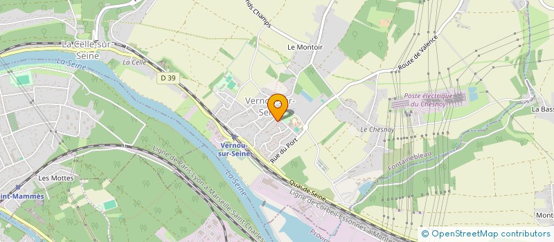 localisation de l'entreprise MONSIEUR ALAIN SZCZUPAK à VERNOU-LA-CELLE-SUR-SEINE