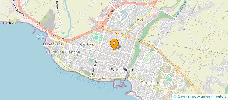 localisation de l'entreprise MONSIEUR ALAIN TABERE à SAINT-PIERRE