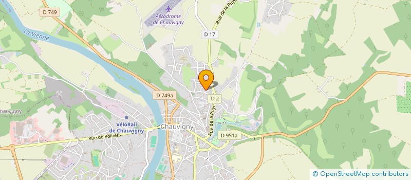 localisation de l'entreprise MONSIEUR ALAIN TABOIS  CHAUVIGNY