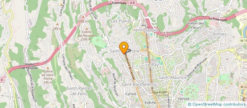 localisation de l'entreprise MONSIEUR ALAIN TACCONI à NICE