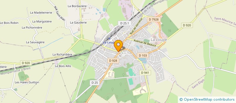 localisation de l'entreprise MONSIEUR ALAIN TADJER à MEAUCE