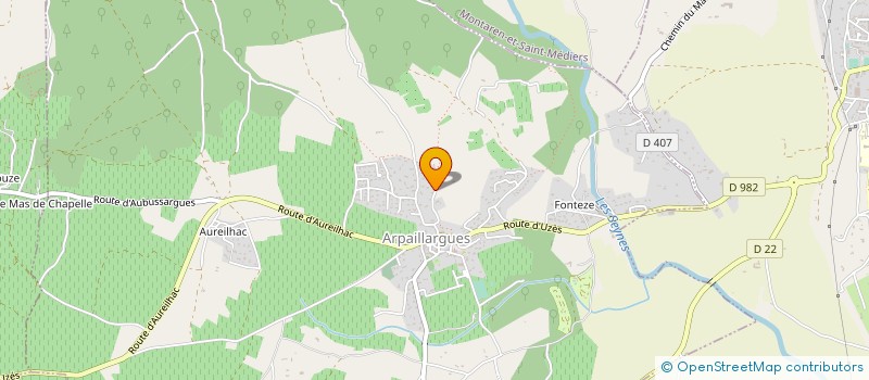 localisation de l'entreprise MONSIEUR ALAIN TAISSEIRE  ARPAILLARGUES-ET-AUREILLAC