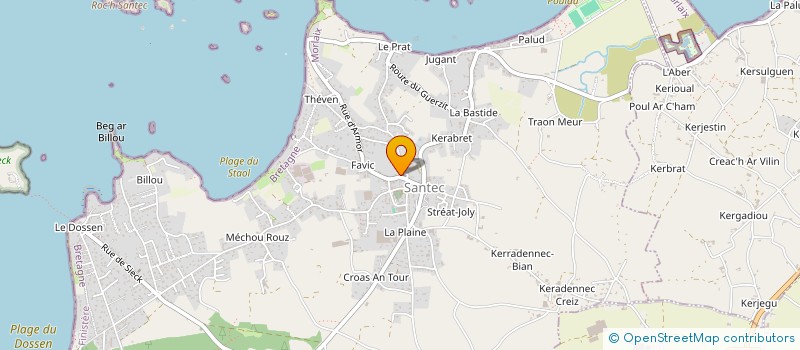 localisation de l'entreprise MONSIEUR ALAIN TANGUY à SANTEC