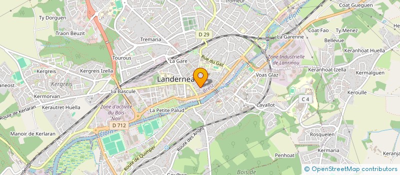 localisation de l'entreprise MONSIEUR ALAIN TANGUY à LANDERNEAU