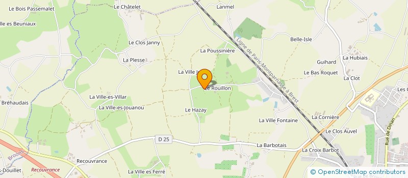 localisation de l'entreprise MONSIEUR ALAIN TARDIVEL à SAINT JOUAN DE L'ISLE