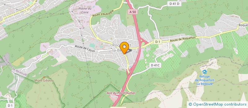 localisation de l'entreprise MONSIEUR ALAIN TARRINI  ROQUEFORT-LA-BEDOULE