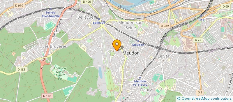 localisation de l'entreprise MONSIEUR ALAIN TASSY  MEUDON