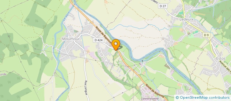 localisation de l'entreprise MONSIEUR ALAIN TASTET  MOUMOUR