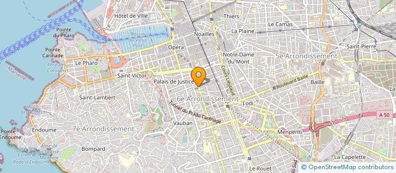 localisation de l'entreprise MONSIEUR ALAIN TATIBOIT à MARSEILLE
