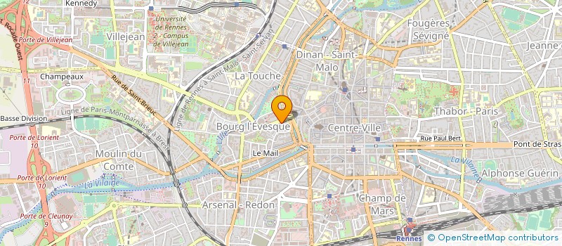 localisation de l'entreprise MONSIEUR ALAIN TAUPIN  RENNES