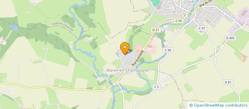 localisation de l'entreprise MONSIEUR ALAIN TCHAMBA  MAREIL-EN-CHAMPAGNE