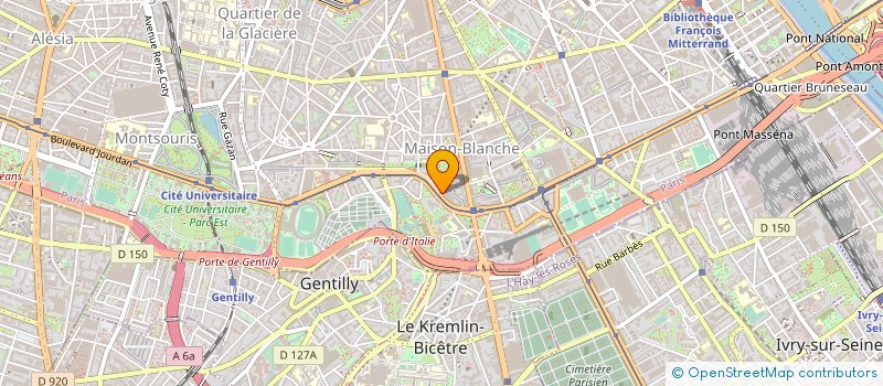 localisation de l'entreprise MONSIEUR ALAIN TCHUILEN  PARIS