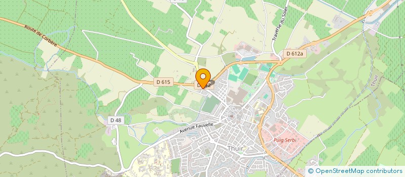 localisation de l'entreprise MONSIEUR ALAIN TEIXIDOR  THUIR