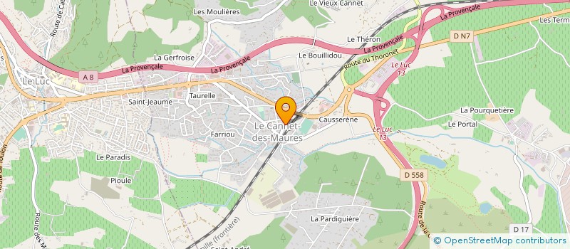 localisation de l'entreprise MONSIEUR ALAIN TELANDRO à CANNES