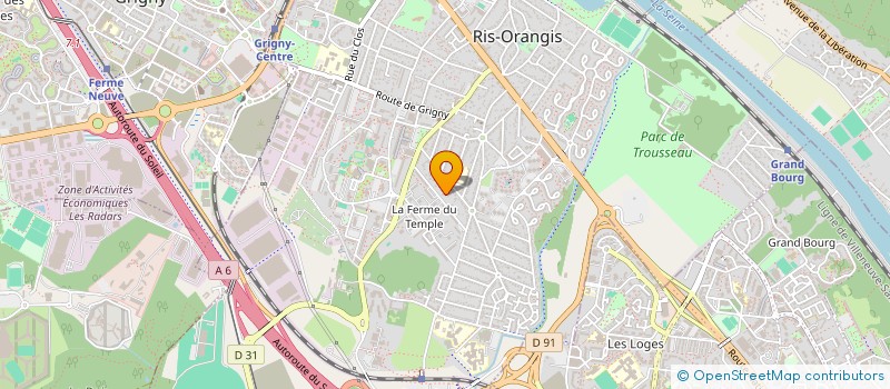 localisation de l'entreprise MONSIEUR ALAIN TERRAY  RIS-ORANGIS