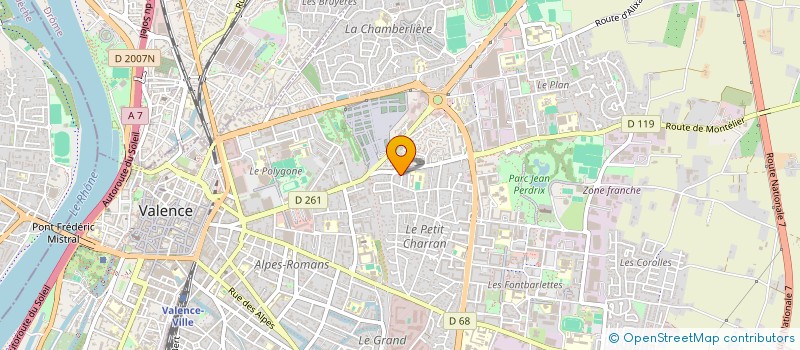 localisation de l'entreprise MONSIEUR ALAIN TERRIBILE à VALENCE