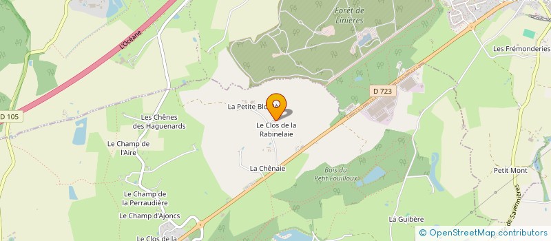 localisation de l'entreprise MONSIEUR ALAIN TERRIEN  SAINT-GERMAIN-DES-PRES