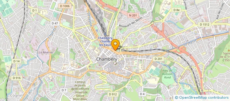 localisation de l'entreprise MONSIEUR ALAIN TERRIER à CHAMBERY