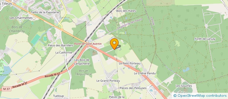 localisation de l'entreprise MONSIEUR ALAIN TESSIER  CHAMBRAY-LES-TOURS