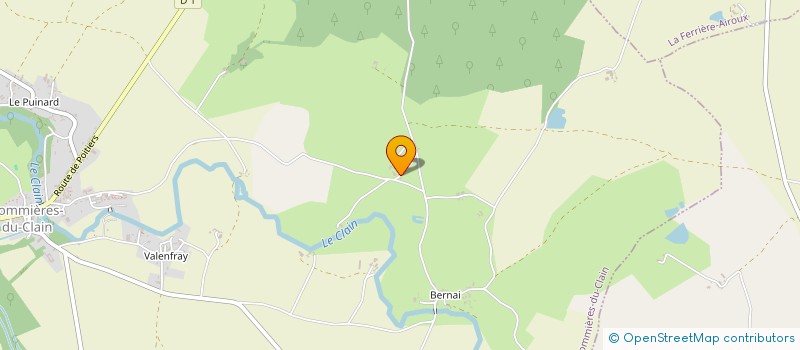 localisation de l'entreprise MONSIEUR ALAIN TEXIER  SOMMIERES-DU-CLAIN