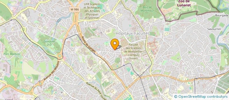 localisation de l'entreprise MONSIEUR ALAIN TEXIER à MONTPELLIER