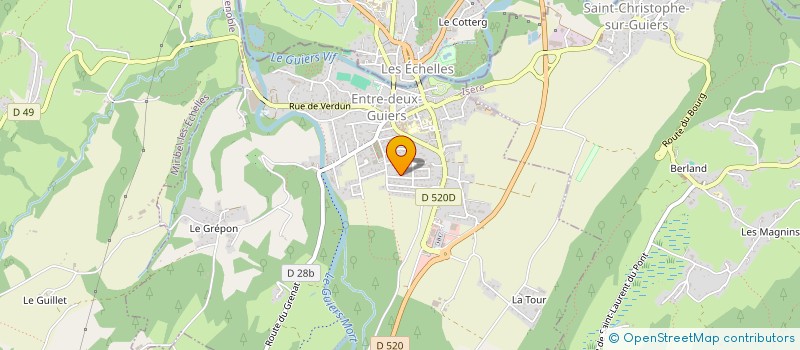 localisation de l'entreprise MONSIEUR ALAIN TEZIER  ENTRE-DEUX-GUIERS