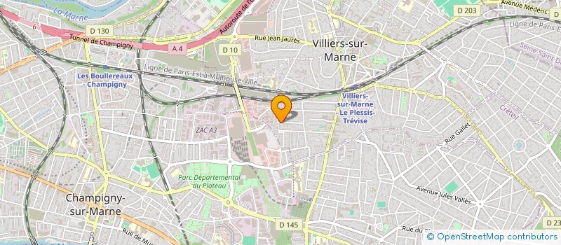 localisation de l'entreprise MONSIEUR ALAIN THEPHITHAT  VILLIERS-SUR-MARNE