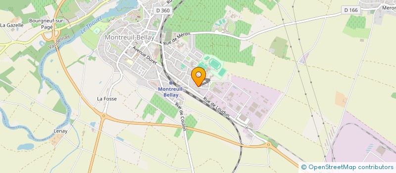 localisation de l'entreprise MONSIEUR ALAIN THERMEAU  VAUDELNAY