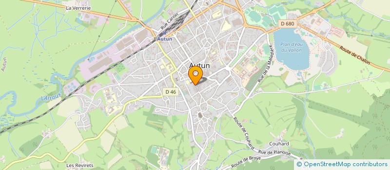 localisation de l'entreprise MONSIEUR ALAIN THEURET  AUTUN