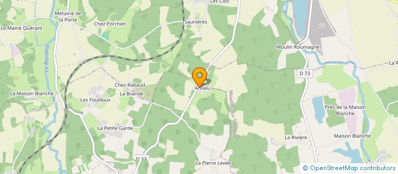 localisation de l'entreprise MONSIEUR ALAIN THIBAUD à BUNZAC