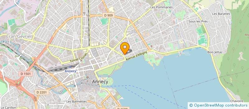 localisation de l'entreprise MONSIEUR ALAIN THIERRY  ANNECY