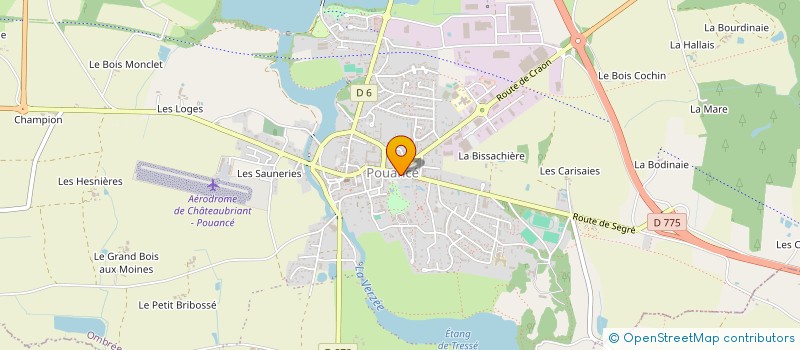 localisation de l'entreprise MONSIEUR ALAIN THIRION à OMBREE D'ANJOU