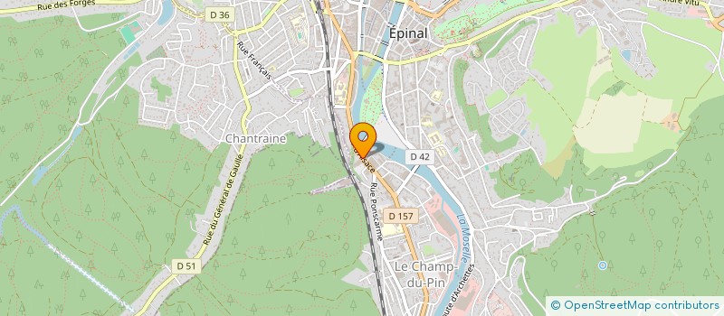 localisation de l'entreprise MONSIEUR ALAIN THIRION  EPINAL