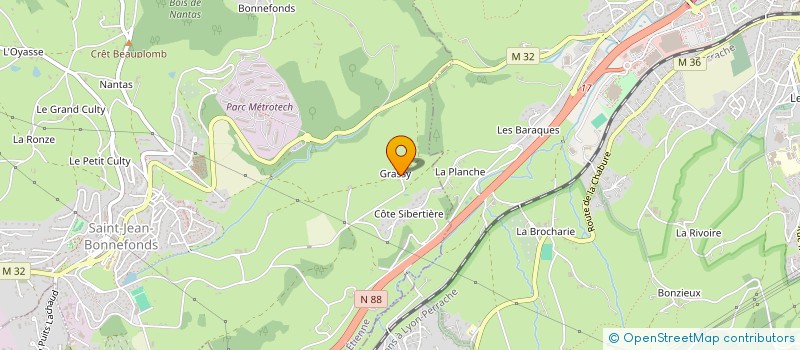 localisation de l'entreprise MONSIEUR ALAIN THIZY  SAINT-JEAN-BONNEFONDS