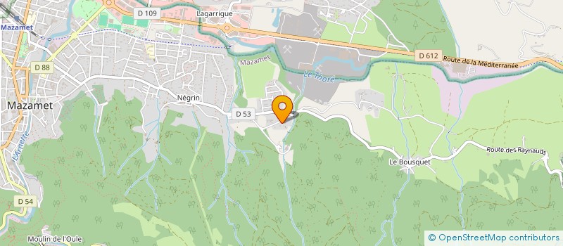 localisation de l'entreprise MONSIEUR ALAIN THOBY  MAZAMET