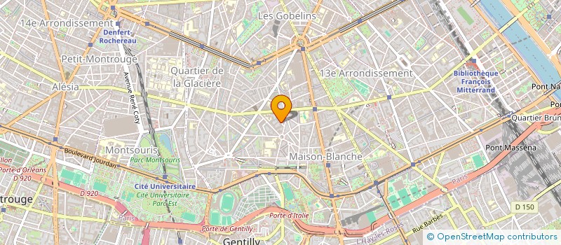 localisation de l'entreprise MONSIEUR ALAIN THOMAS  PARIS