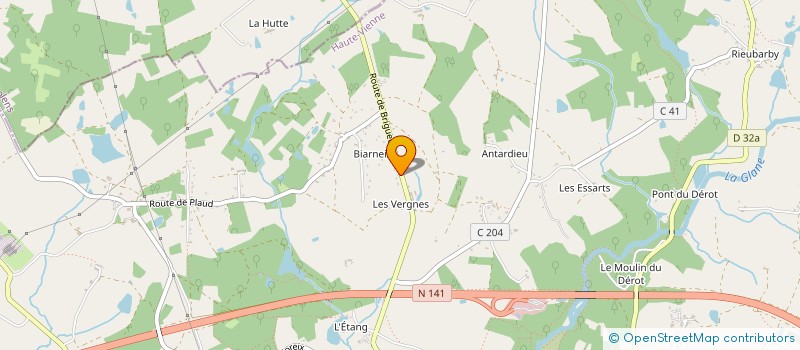 localisation de l'entreprise MONSIEUR ALAIN THOMAS à SAINT-JUNIEN