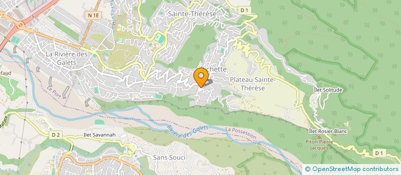 localisation de l'entreprise MONSIEUR ALAIN THOMAS à LA POSSESSION