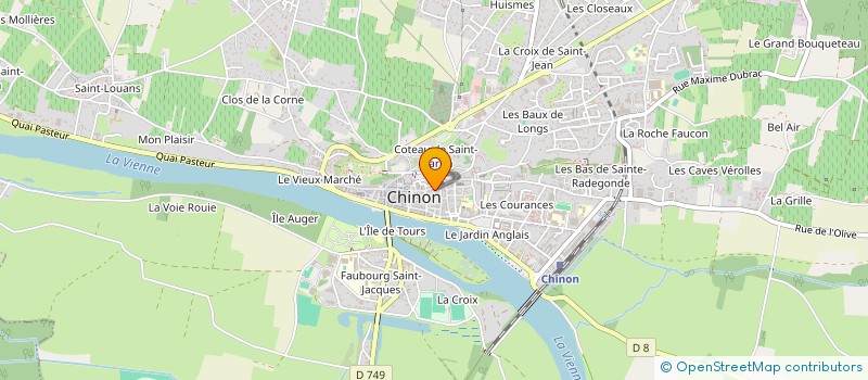 localisation de l'entreprise MONSIEUR ALAIN THOME à CHINON