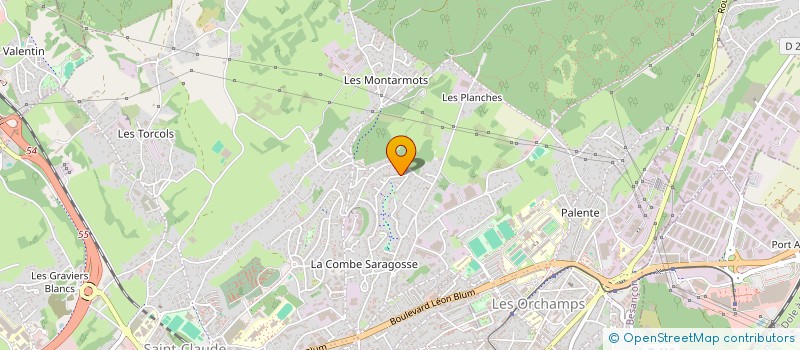 localisation de l'entreprise MONSIEUR ALAIN THOUVENOT  BESANCON