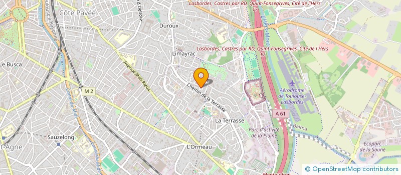localisation de l'entreprise MONSIEUR ALAIN THOUY à TOULOUSE