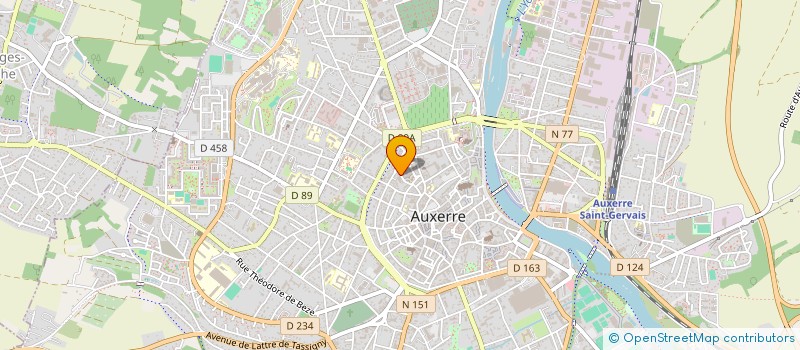 localisation de l'entreprise MONSIEUR ALAIN THUAULT à AUXERRE