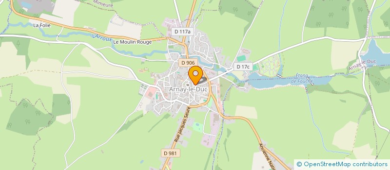 localisation de l'entreprise MONSIEUR ALAIN TIBLE  ARNAY-LE-DUC