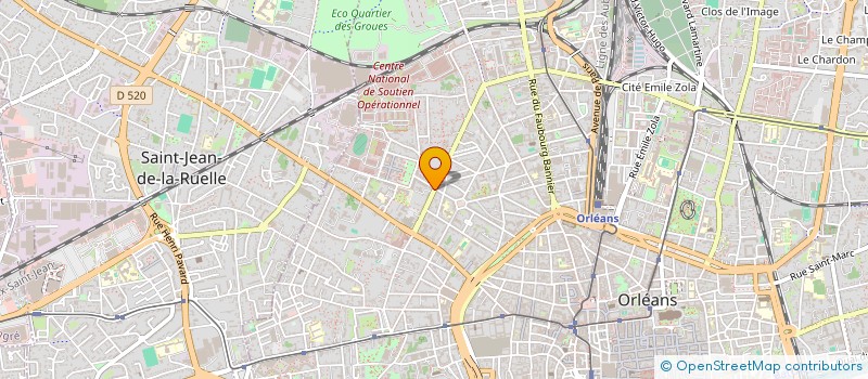 localisation de l'entreprise MONSIEUR ALAIN TILLOT à ORLEANS
