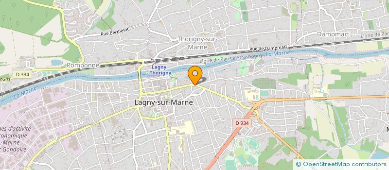 localisation de l'entreprise MONSIEUR ALAIN TIMMER à LAGNY-SUR-MARNE