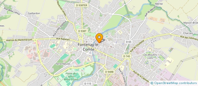 localisation de l'entreprise MONSIEUR ALAIN TINLAND à FONTENAY-LE-COMTE