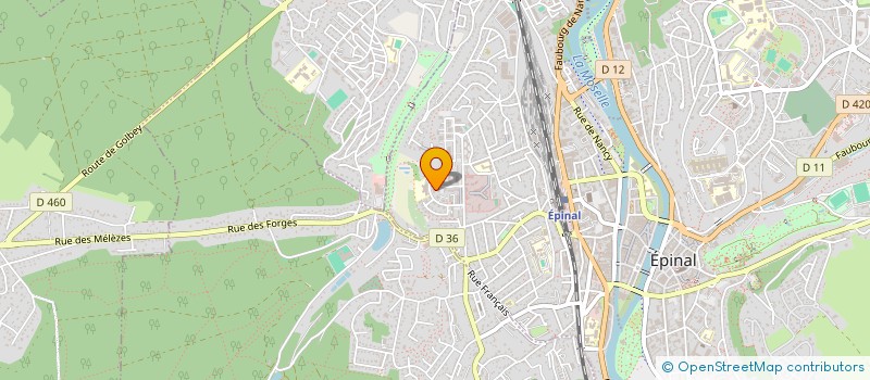 localisation de l'entreprise MONSIEUR ALAIN TIRODE  EPINAL