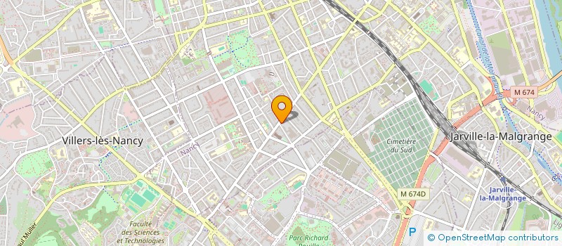 localisation de l'entreprise MONSIEUR ALAIN TISSERAND  NANCY