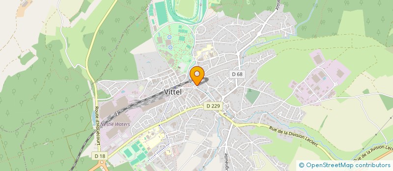 localisation de l'entreprise MONSIEUR ALAIN TISSERAND  VITTEL